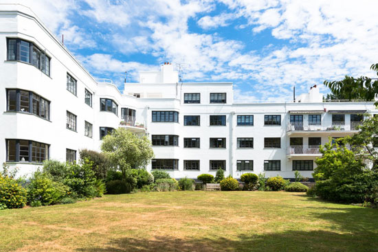 On the market: Two-bedroom art deco apartment in the William Bryce Binnie-designed West Hill Court in London N6