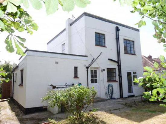 1930s art deco-style property in Elmer, West Sussex