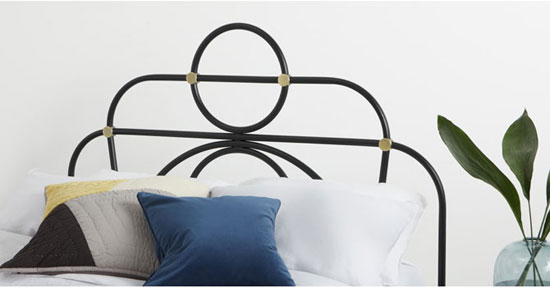 Anthea art deco-style bed arrives at Made