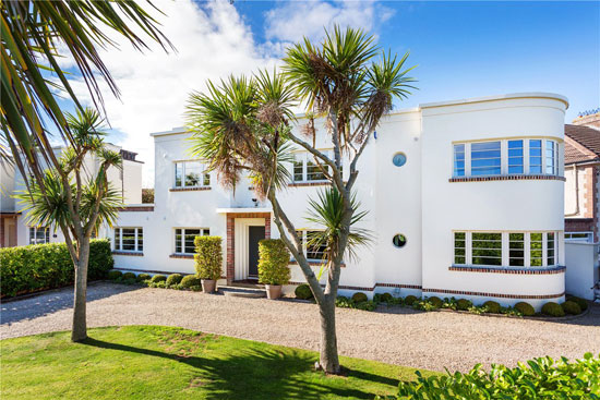 1930s art deco house in Glenageary, near Dublin, Ireland