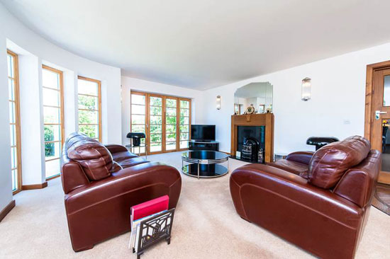 Wester Waterlair art deco-style property in Fordoun, Aberdeenshire, Scotland