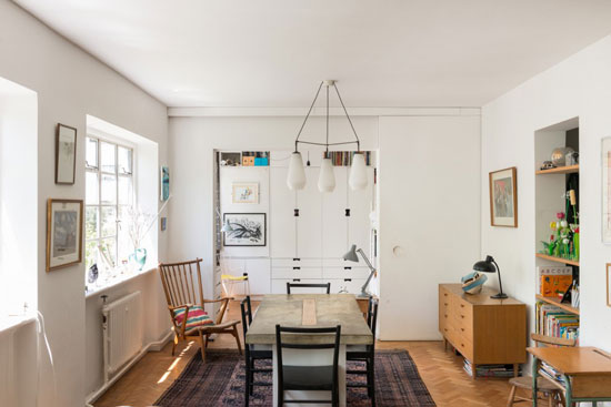 Two-bedroom art deco apartment in the William Bryce Binnie-designed West Hill Court in London N6
