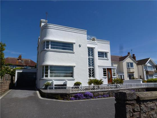 On the market: 1930s four-bedroom art deco property in Penrhyn Bay, Llandudno, Conwy, North Wales