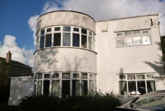 In need of renovation: 1930s three-bedroom art deco property in Towyn, Conwy, North Wales