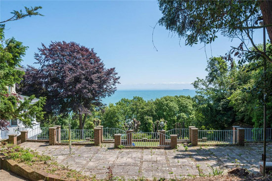 1920s art deco-style house in St Margarets Bay near Dover, Kent