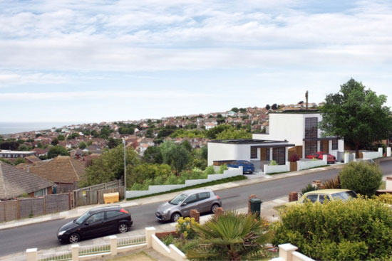 On the market: Five-bedroom new-build art deco-style house in Saltdean, East Sussex