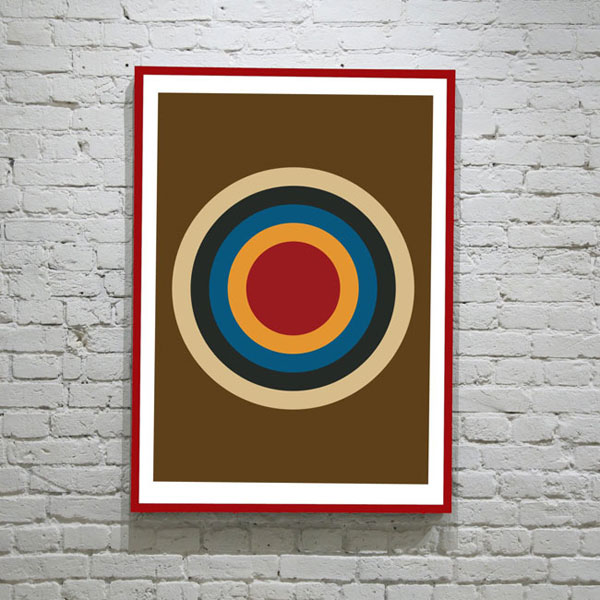 As seen on Mad Men: Deltanova retro art prints at Etsy