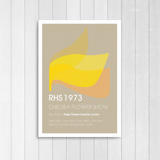 As seen on Mad Men: Deltanova retro art prints at Etsy