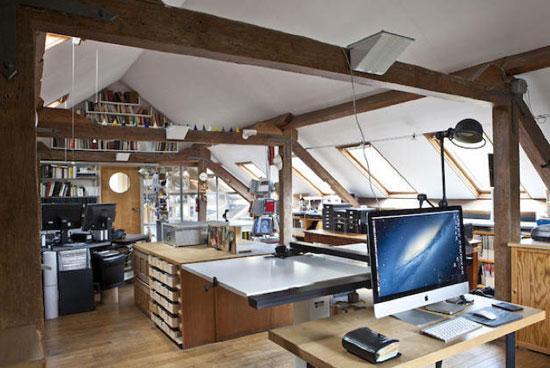 Renovated 19th century mill in Wirksworth, Peak District, Derbyshire