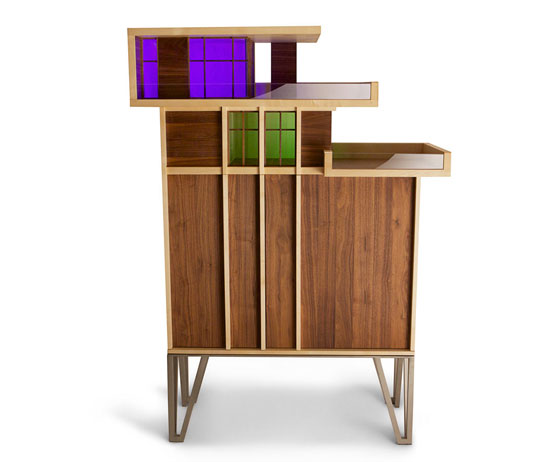 Penthouse Cabinet by Piece UK - inspired by midcentury architecture