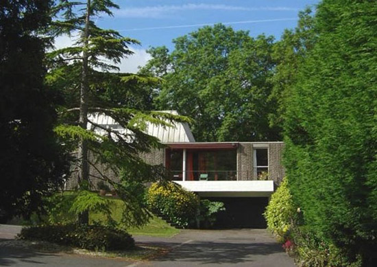 On the market: 1960s Thomas Glyn Jones and John R Evans-designed grade II-listed modernist property in Dinas Powys, South Wales