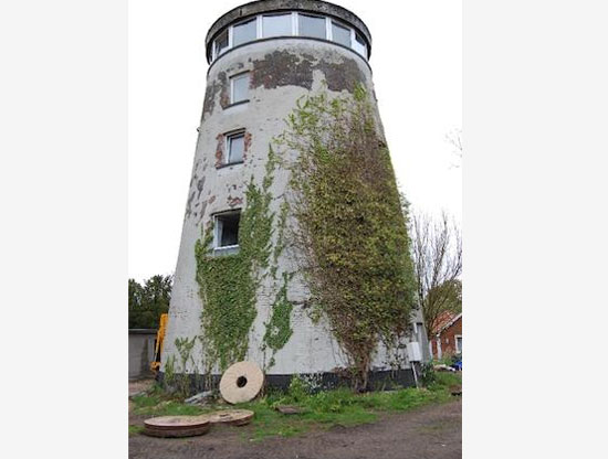 In need of renovation: Once-restored five-storey mill and cottage in Diss, Norfolk