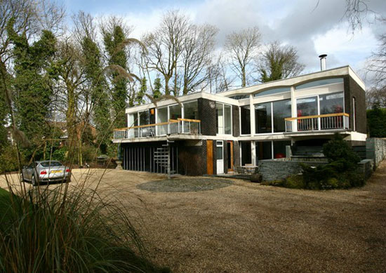 On the market: 1950s grade II-listed Domus midcentury modern property in Reedley, near Burnley, Lancashire