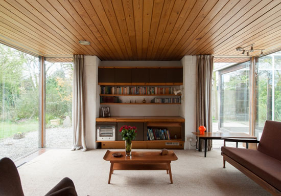 Peter Aldington 1960s grade II-listed modernist property in Bessacarr, near Doncaster, Yorkshire