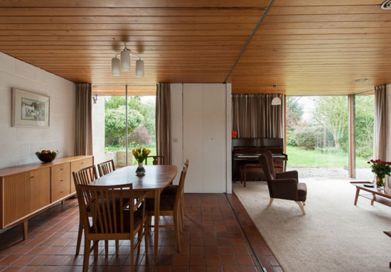 Peter Aldington-designed 1960s grade II-listed modernist property in Bessacarr, near Doncaster, South Yorkshire