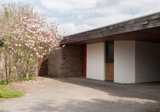 Peter Aldington-designed 1960s grade II-listed modernist property in Bessacarr, near Doncaster, South Yorkshire