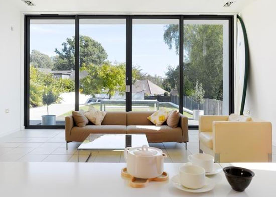 Three-bedroom single-storey modernist property in Poole, Dorset