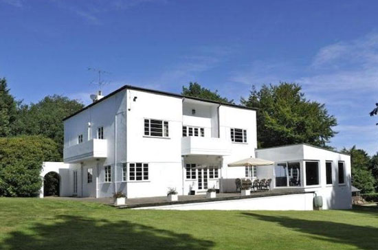 Edgmont 1930s art deco property in Holmbury St. Mary, near Dorking, Surrey