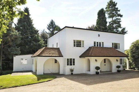 Edgmont 1930s art deco property in Holmbury St. Mary, near Dorking, Surrey