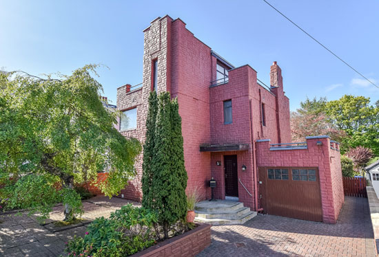 In need of renovation: 1930s art deco property in Bangor, County Down, Northern Ireland