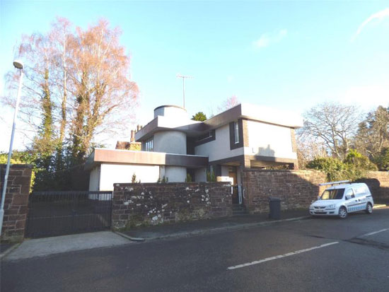 1960s John Copeland modernist property in Dumfries, Scotland