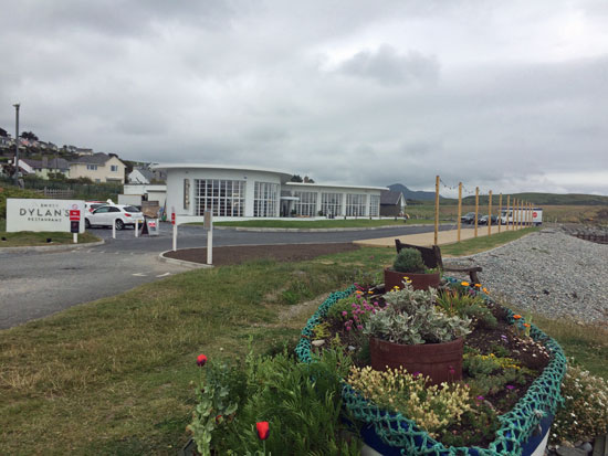 Dylan’s restaurant in Criccieth, Gwynedd, North Wales