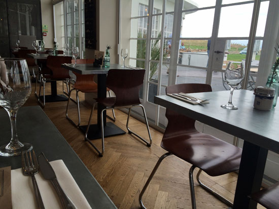 Dylan’s restaurant in Criccieth, Gwynedd, North Wales