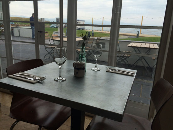 Dylan’s restaurant in Criccieth, Gwynedd, North Wales