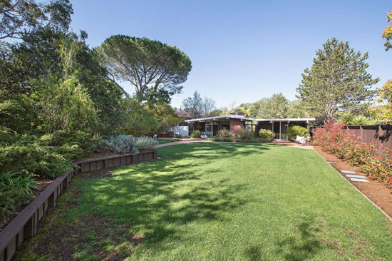 1960s midcentury modern Eichler property in San Rafael, California, USA