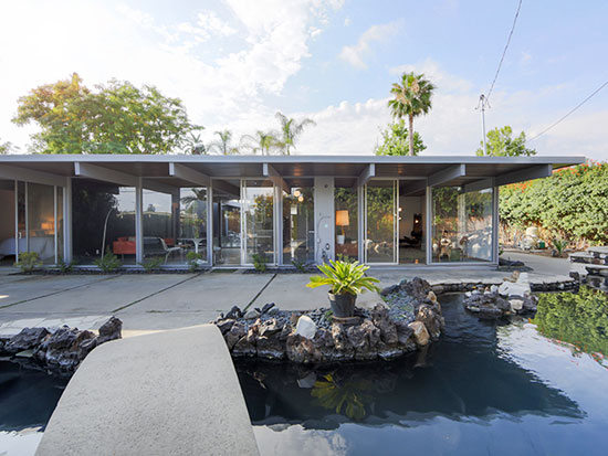 1960s midcentury Eichler property in Orange, California, USA