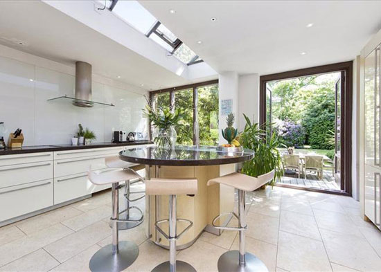 1970s Royston Summers-designed modernist lakeside house in Esher, Surrey