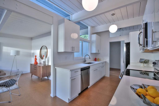 1950s midcentury modern Eichler property in Palo Alto, California, USA