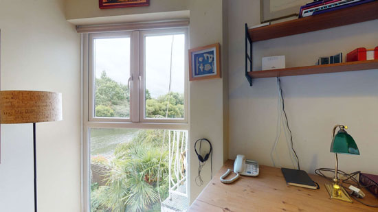 1960s modern townhouse on Eel Pie Island, Twickenham, south-west London