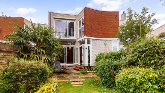 1960s modern townhouse on Eel Pie Island, Twickenham, south-west London