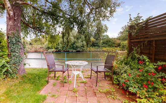 1960s modern townhouse on Eel Pie Island, Twickenham, south-west London