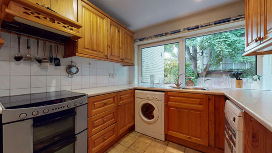 1960s modern townhouse on Eel Pie Island, Twickenham, south-west London