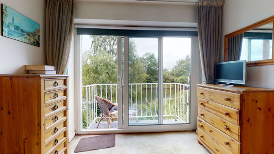 1960s modern townhouse on Eel Pie Island, Twickenham, south-west London