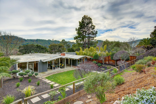 1960s midcentury Eichler property in San Rafael. California, USA