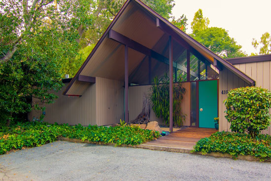 1960s midcentury Eichler Home in Hillsborough, California, USA