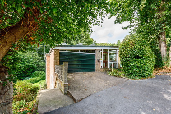 1960s Peter F. Smith modern house in Sheffield, South Yorkshire
