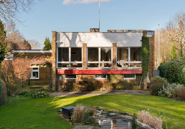 1970s William Wilkinson modernist property in Enfield, Greater London back on the market