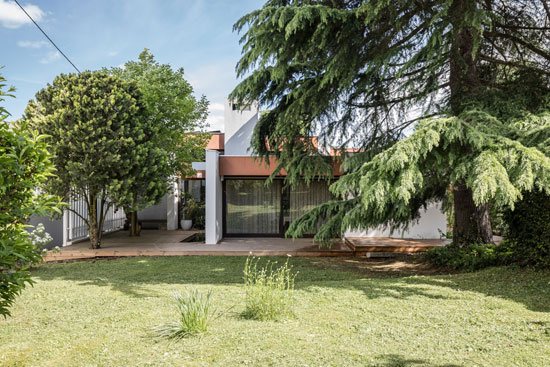 1970s modernist property in Bourg-la-Reine, near Paris, France