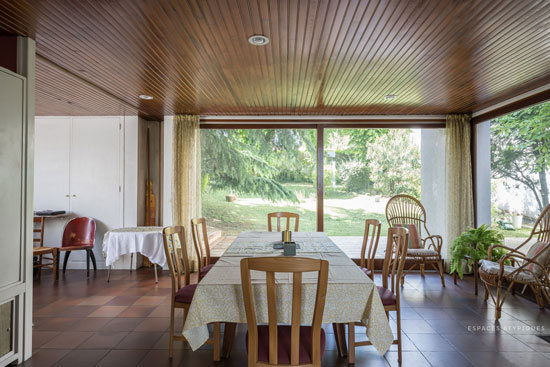 1970s modernist property in Bourg-la-Reine, near Paris, France