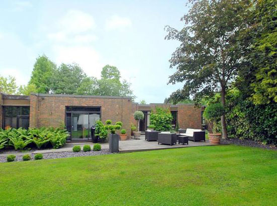 On the market: 1970s Royston Summers-designed four bedroom modernist property in Esher, Surrey