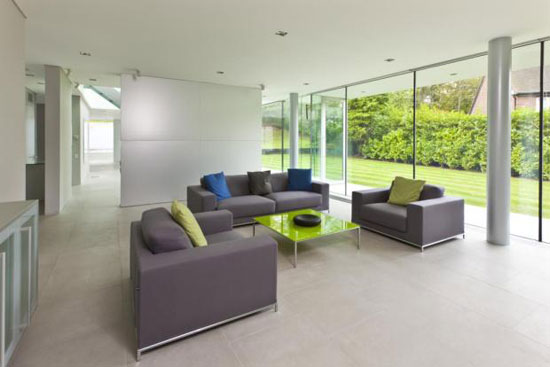 esher3 Five bedroom modernist Esher House property in Esher, Surrey