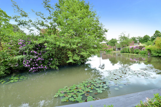 1970s modernism: Royston Summers lakeside property in Esher, Surrey