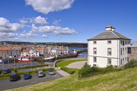 1960s modern house in Eyemouth, Berwickshire, Scotland