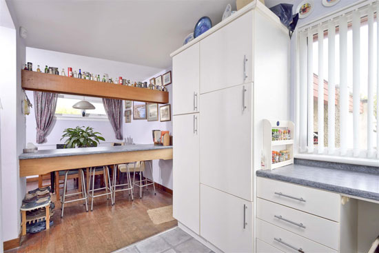 1960s modern house in Eyemouth, Berwickshire, Scotland