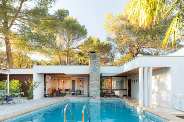 1960s Villa Aloha by Jean Reitz in Frejus, Cote d’Azur, south-east France