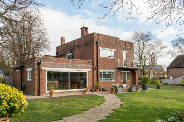 1930s Norman Webster art deco house in Long Sutton, Lincolnshire